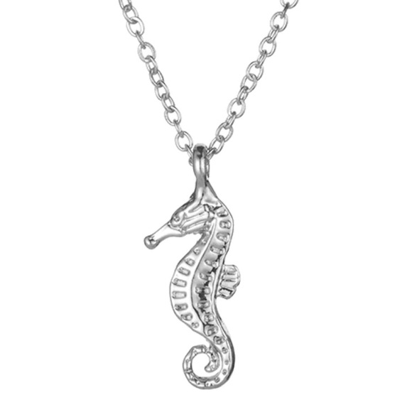 Jewelry - 🌊 Enchanted Lil Seahorse Necklace- silver tone